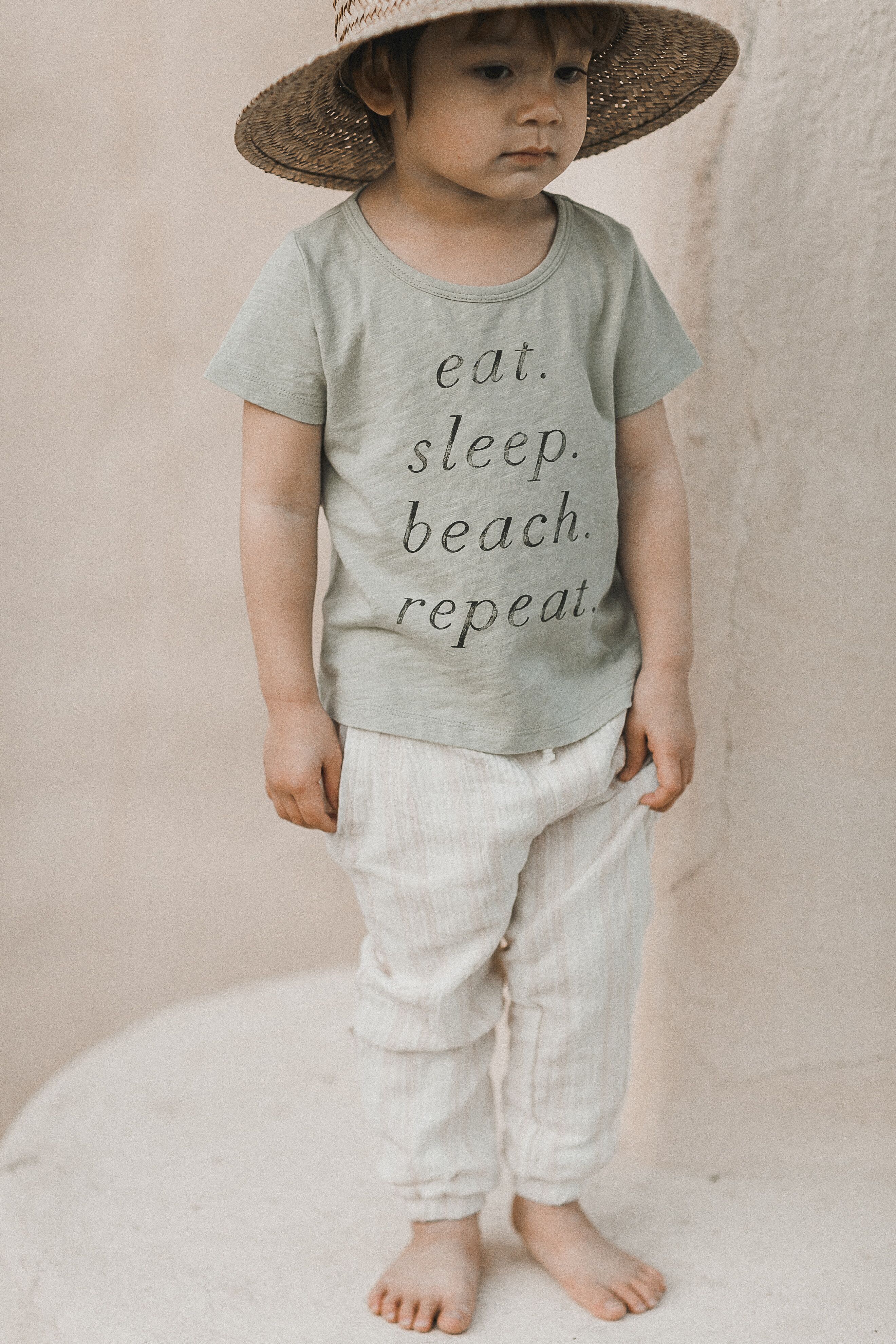                                                                                                                       Eat.Sleep.Beach Basic Tee